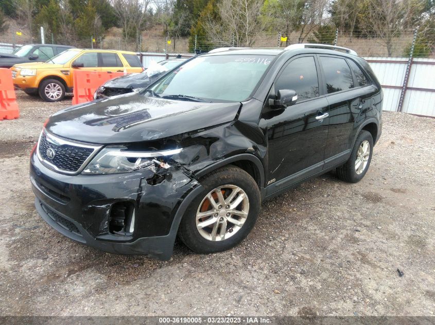 2015 KIA SORENTO LX - 5XYKTCA69FG555116