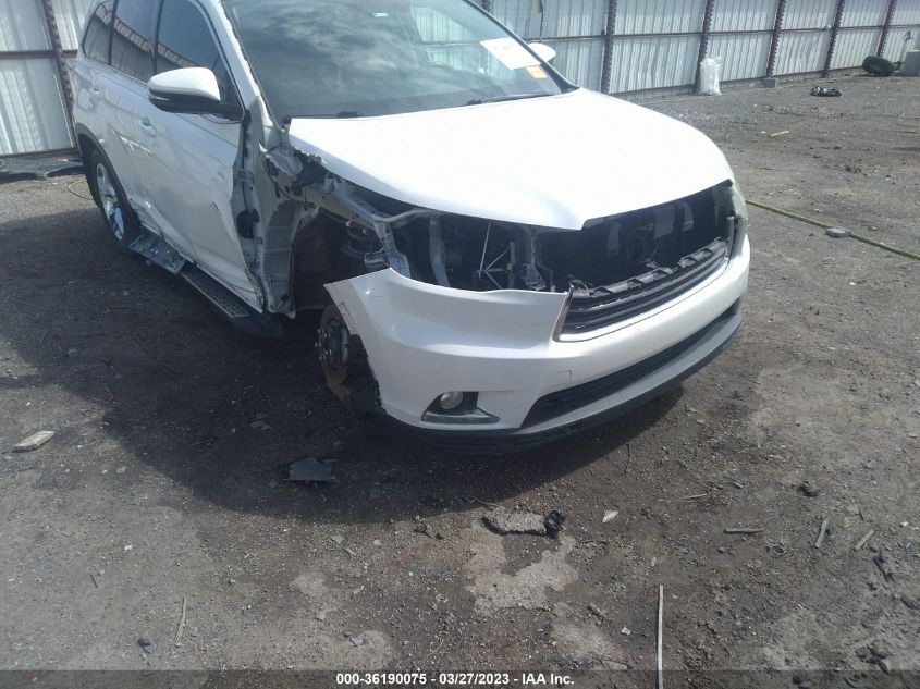 2015 TOYOTA HIGHLANDER LIMITED - 5TDDKRFH8FS135097