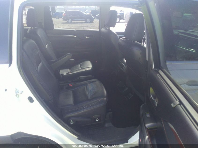 2015 TOYOTA HIGHLANDER LIMITED - 5TDDKRFH8FS135097