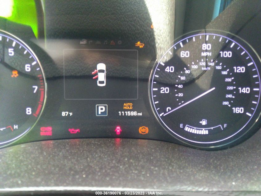 2016 HYUNDAI GENESIS 3.8L - KMHGN4JEXGU115950