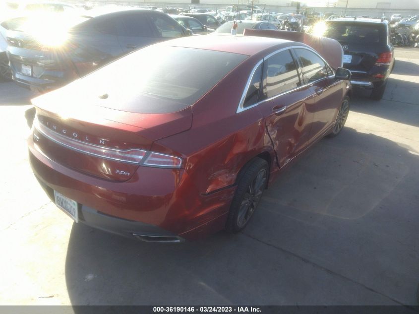 2014 LINCOLN MKZ HYBRID - 3LN6L2LUXER816468