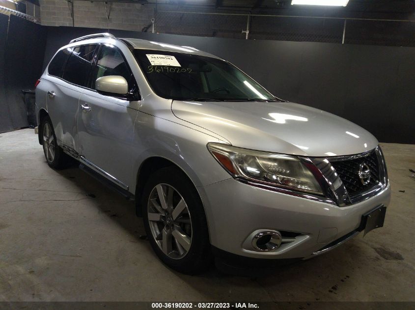 2013 NISSAN PATHFINDER PLATINUM - 5N1AR2MM4DC677829