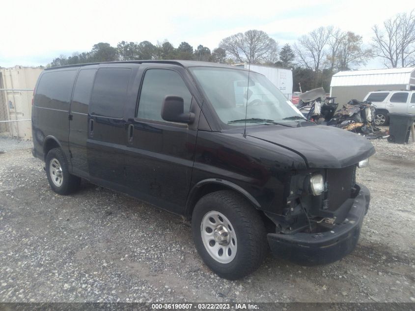 2013 CHEVROLET EXPRESS 1500 WORK VAN - 1GCSGAFX8D1107053