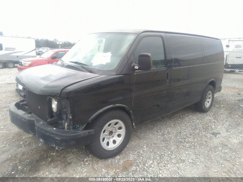 2013 CHEVROLET EXPRESS 1500 WORK VAN 1GCSGAFX8D1107053