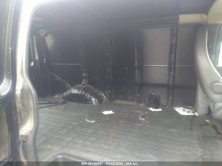 2013 CHEVROLET EXPRESS 1500 WORK VAN 1GCSGAFX8D1107053