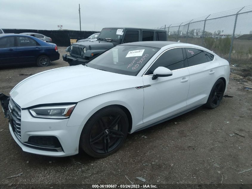 2019 AUDI A5 SPORTBACK PREMIUM PLUS - WAUENCF58KA077494