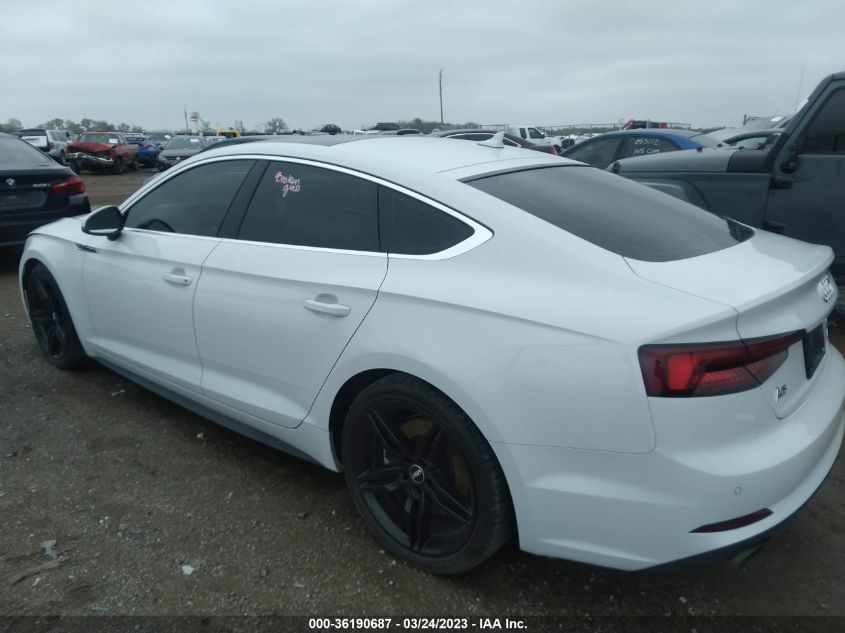 2019 AUDI A5 SPORTBACK PREMIUM PLUS - WAUENCF58KA077494