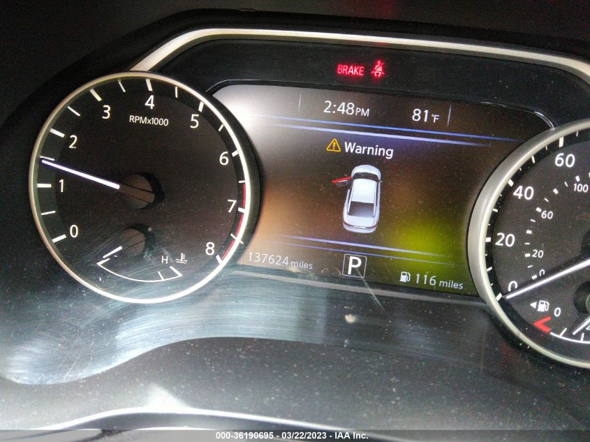 2017 NISSAN MAXIMA SL - 1N4AA6AP9HC379144