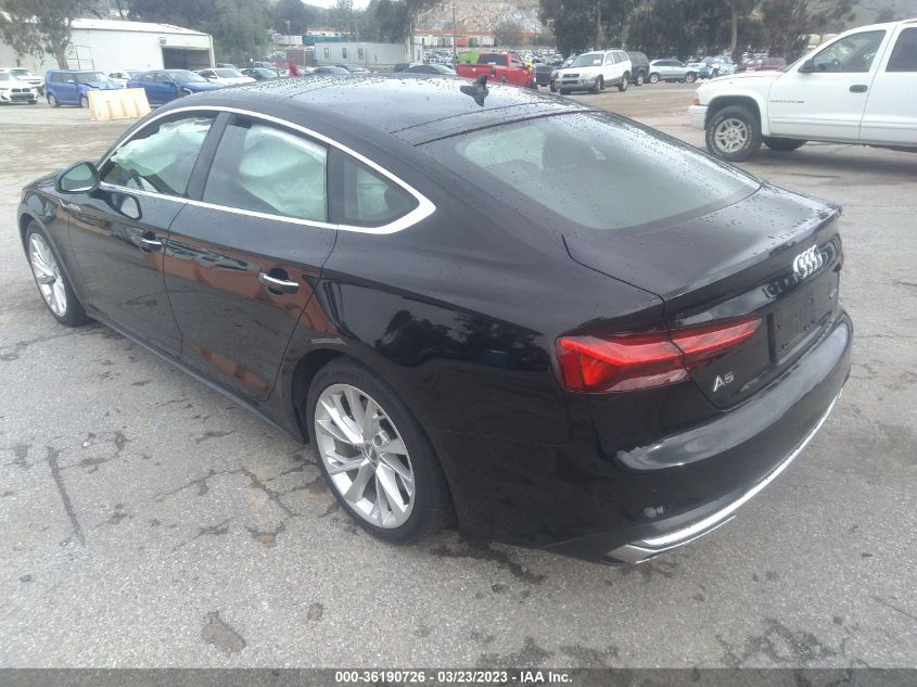 2020 AUDI A5 SPORTBACK PREMIUM PLUS - WAUCNCF50LA018125