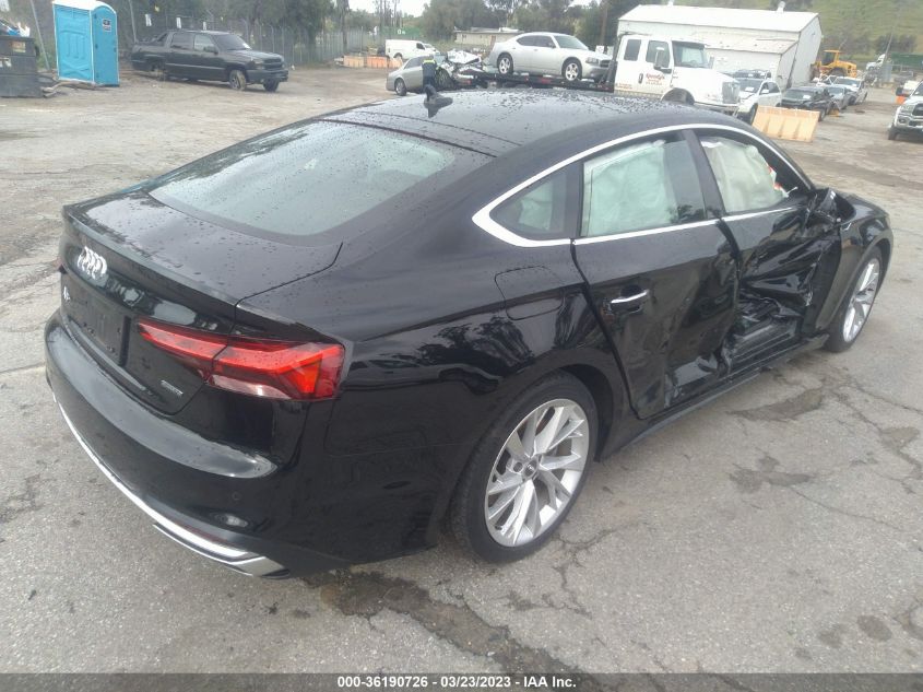 2020 AUDI A5 SPORTBACK PREMIUM PLUS - WAUCNCF50LA018125