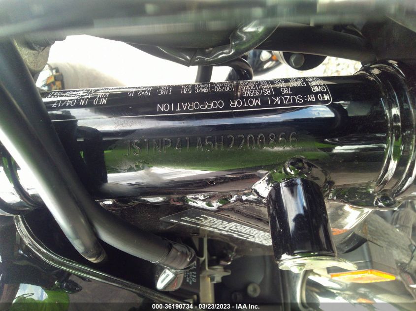 2017 SUZUKI LS650 - JS1NP41A5H2200866