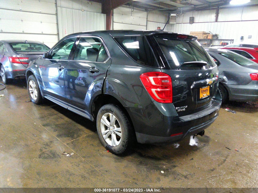 VIN 2GNALBEKXH1609640 2017 CHEVROLET EQUINOX LS