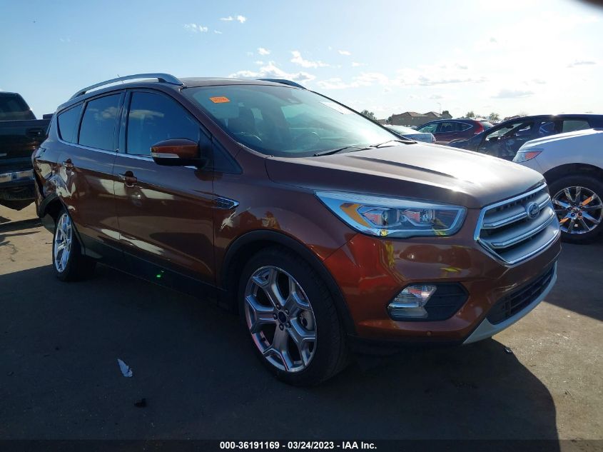 2017 FORD ESCAPE TITANIUM - 1FMCU0J9XHUB21844