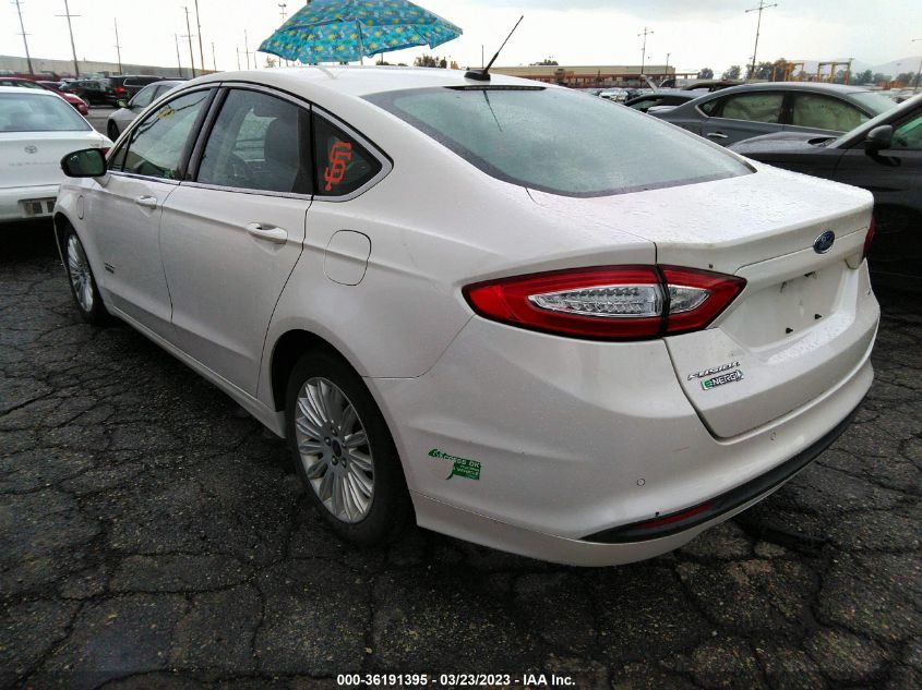 2016 FORD FUSION ENERGI SE LUXURY - 3FA6P0PU6GR397339