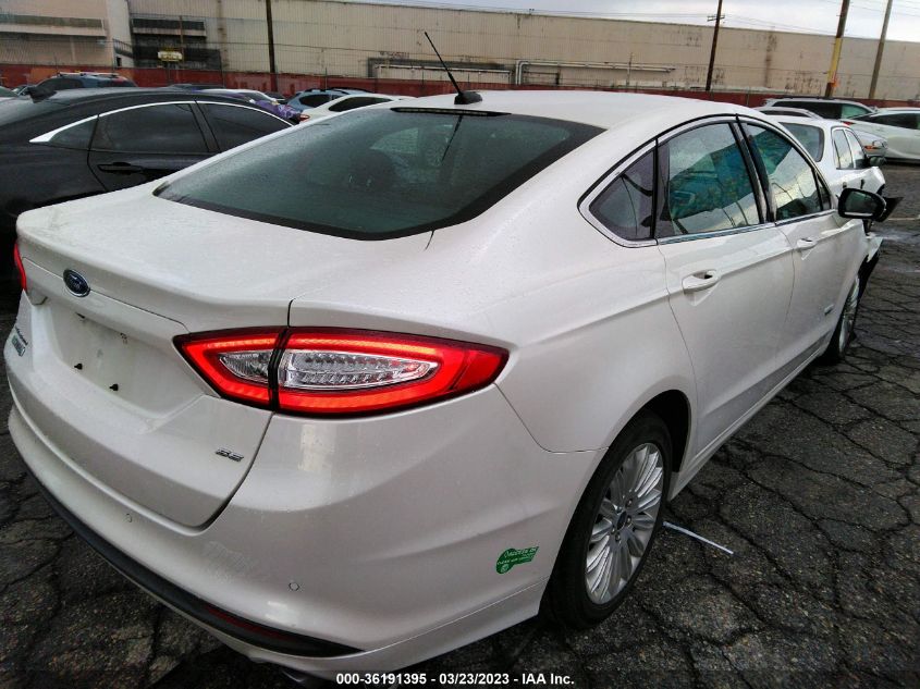 2016 FORD FUSION ENERGI SE LUXURY - 3FA6P0PU6GR397339