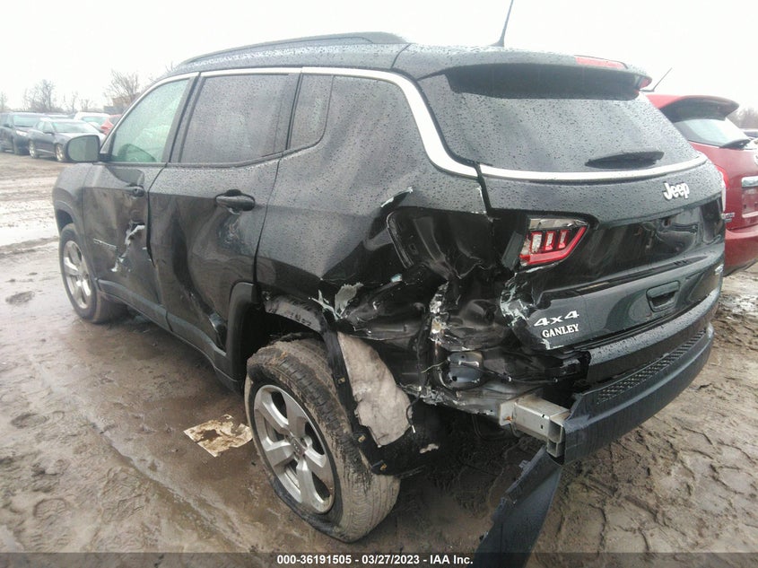 VIN 3C4NJDBB1KT628163 2019 JEEP COMPASS LATITUDE
