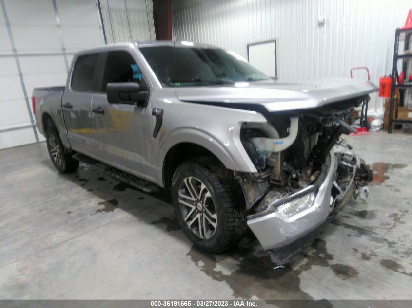 VIN 1FTEW1EP9MFA49796 2021 FORD F-150 no.1