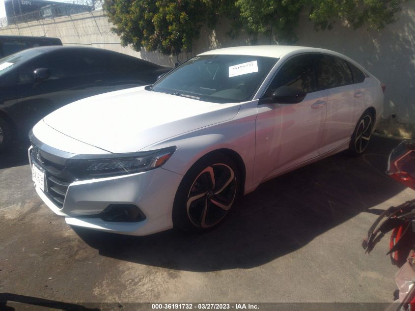 2022 HONDA ACCORD SEDAN SPORT - 1HGCV1F39NA091052