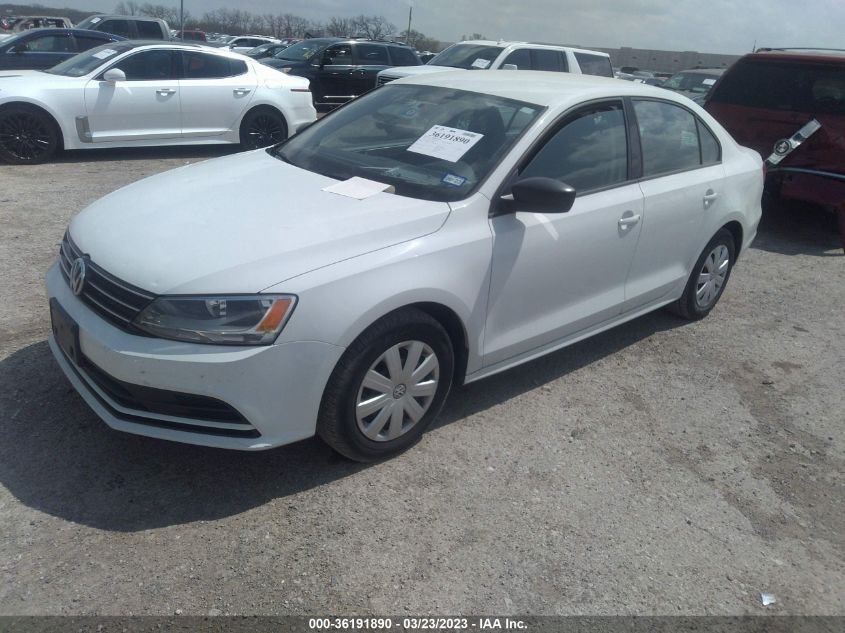 2015 VOLKSWAGEN JETTA SEDAN 2.0L S - 3VW2K7AJ1FM400266