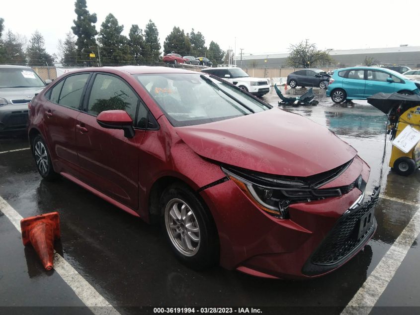 2022 TOYOTA COROLLA HYBRID LE - JTDEAMDE6NJ036860