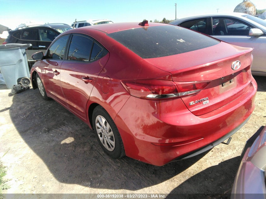 VIN 5NPD74LF3HH096399 2017 HYUNDAI ELANTRA SE