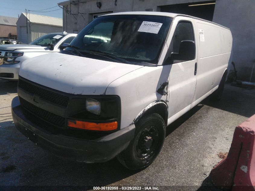 2015 CHEVROLET EXPRESS 2500 WORK VAN 1GCWGGCF2F1172256