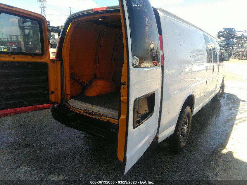 2015 CHEVROLET EXPRESS 2500 WORK VAN 1GCWGGCF2F1172256