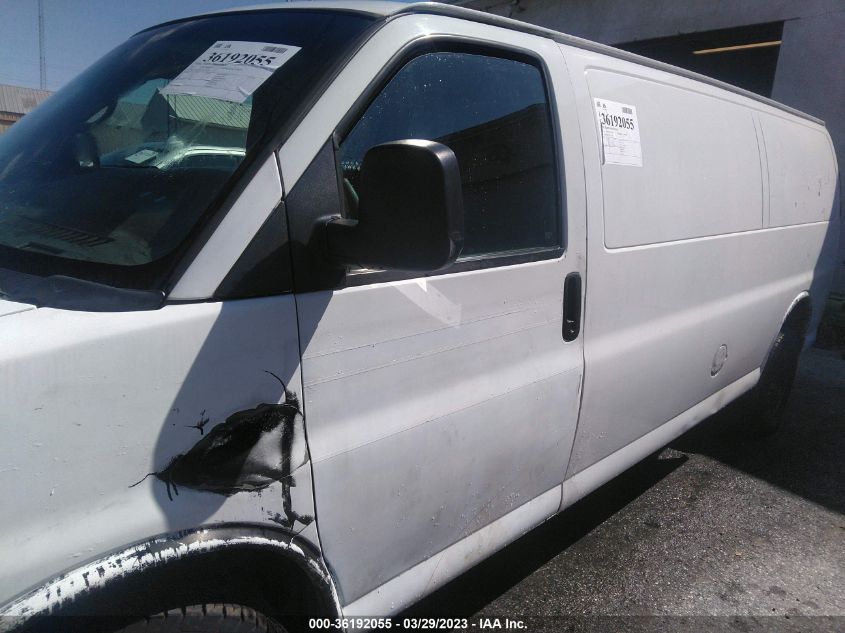 2015 CHEVROLET EXPRESS 2500 WORK VAN 1GCWGGCF2F1172256