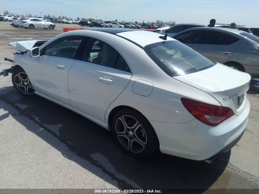2014 MERCEDES-BENZ CLA-CLASS CLA 250 - WDDSJ4EB6EN131277