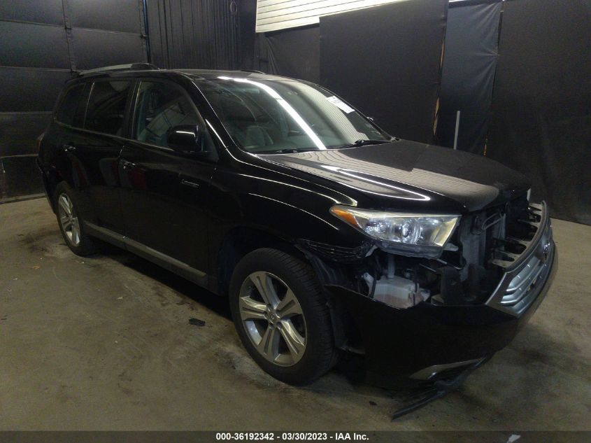 2013 TOYOTA HIGHLANDER LIMITED - 5TDDK3EH8DS274867