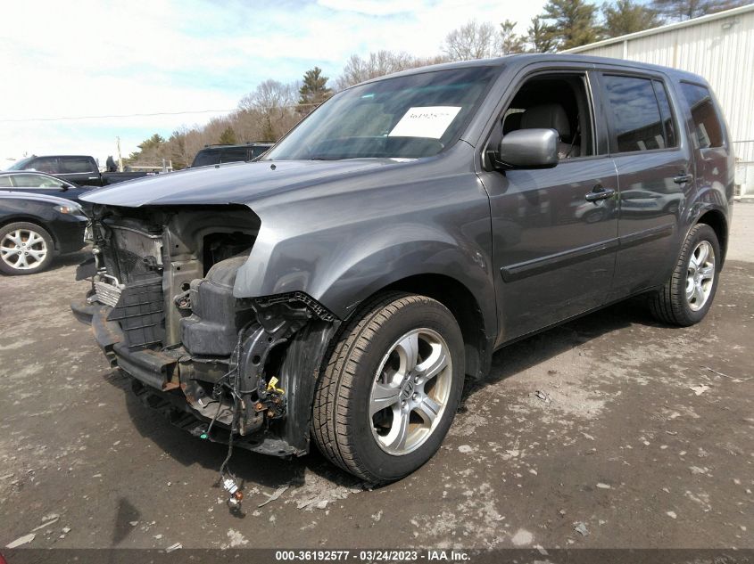 2013 HONDA PILOT EX-L - 5FNYF4H57DB046747