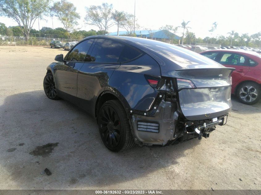 2022 TESLA MODEL Y PERFORMANCE - 7SAYGDEF0NF406309