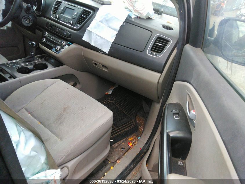 2016 KIA SEDONA LX - KNDMB5C19G6084713