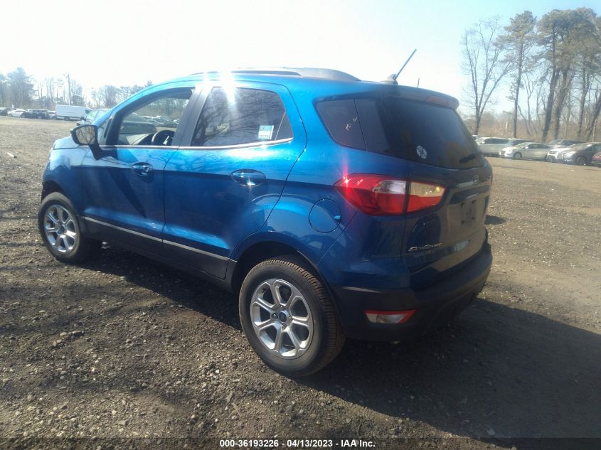 2021 FORD ECOSPORT SE - MAJ6S3GL0MC399301