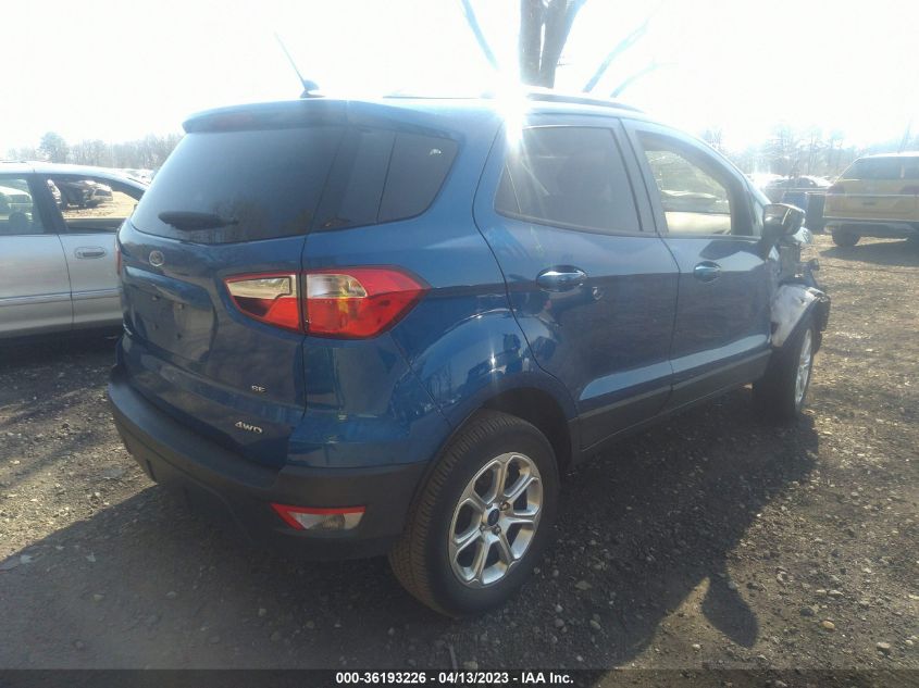 2021 FORD ECOSPORT SE - MAJ6S3GL0MC399301