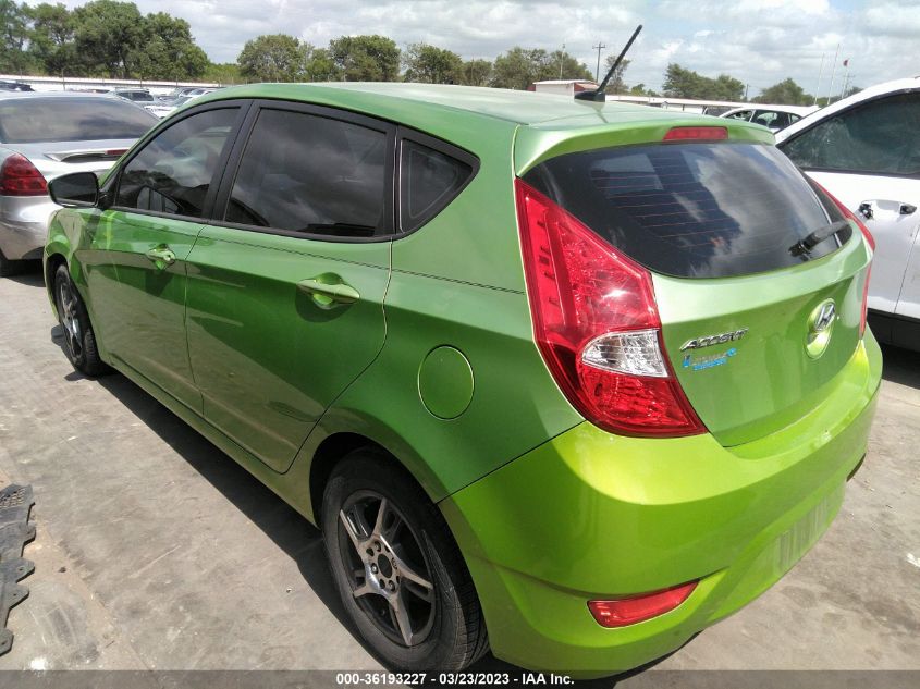 2013 HYUNDAI ACCENT GS - KMHCT5AE4DU084166
