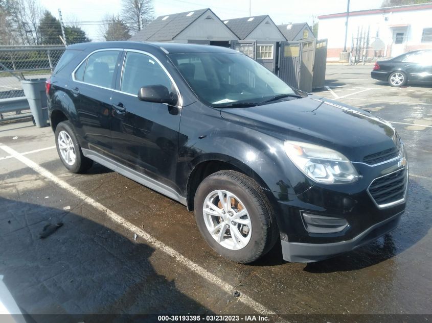 2017 CHEVROLET EQUINOX LS - 2GNFLEEK9H6196863