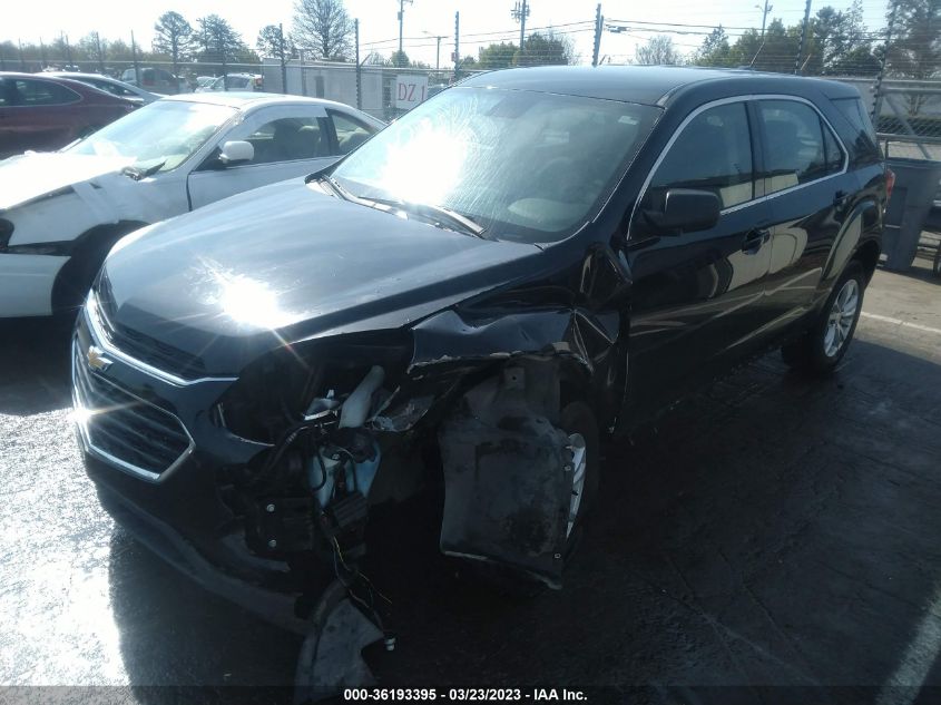 2017 CHEVROLET EQUINOX LS - 2GNFLEEK9H6196863