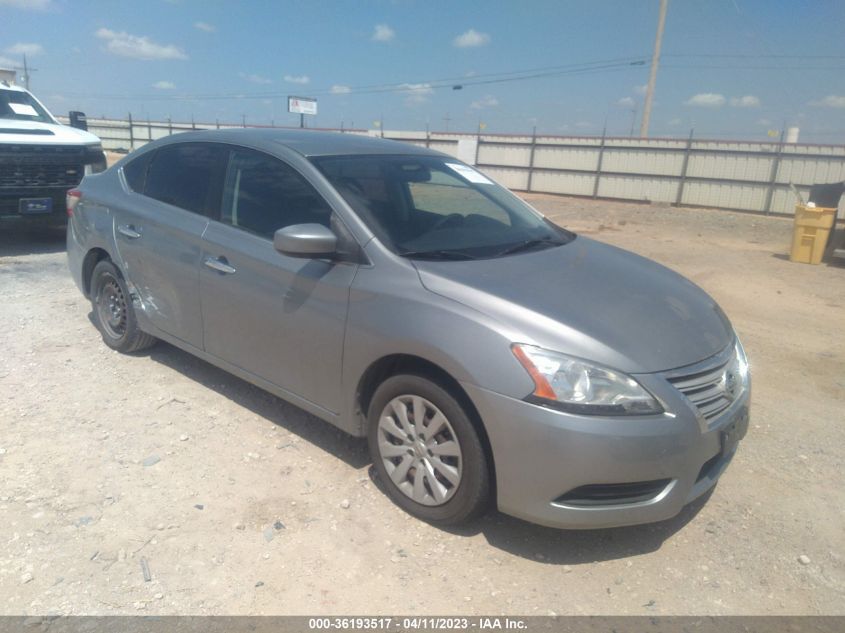 2013 NISSAN SENTRA S - 3N1AB7AP2DL762793