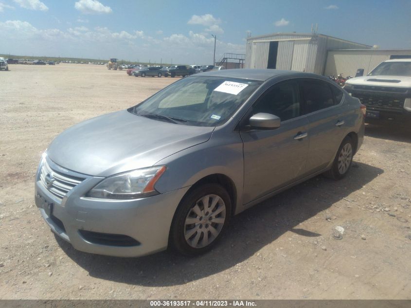 2013 NISSAN SENTRA S - 3N1AB7AP2DL762793