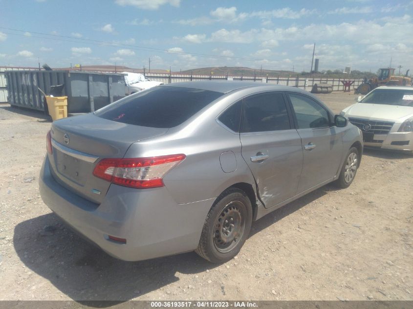 2013 NISSAN SENTRA S - 3N1AB7AP2DL762793