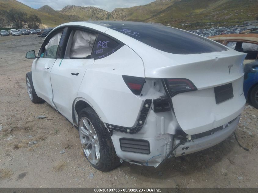 2021 TESLA MODEL Y LONG RANGE - 5YJYGAEE3MF276236