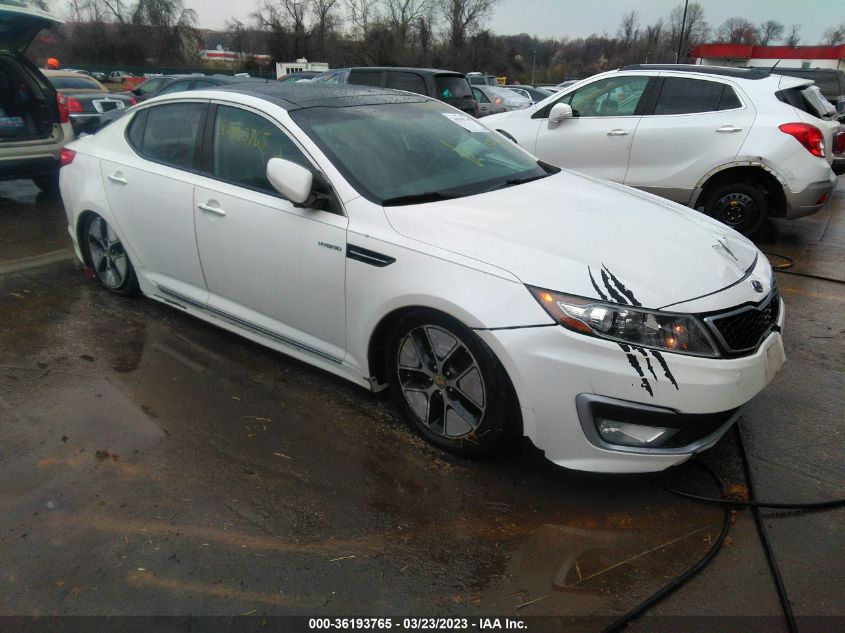 2013 KIA OPTIMA HYBRID EX - KNAGM4AD8D5045298