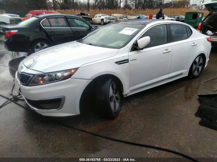 2013 KIA OPTIMA HYBRID EX - KNAGM4AD8D5045298