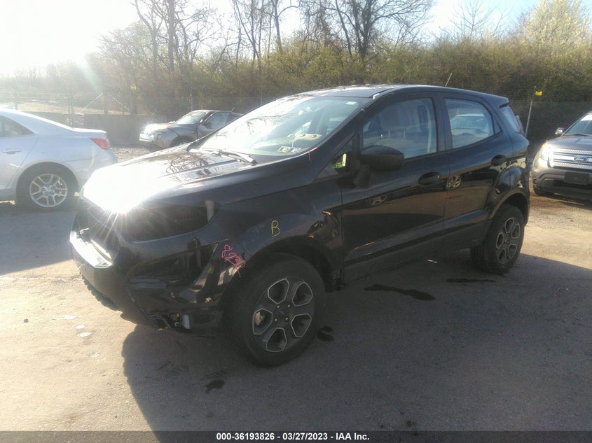 VIN MAJ6S3FL9LC388135 2020 FORD ECOSPORT S