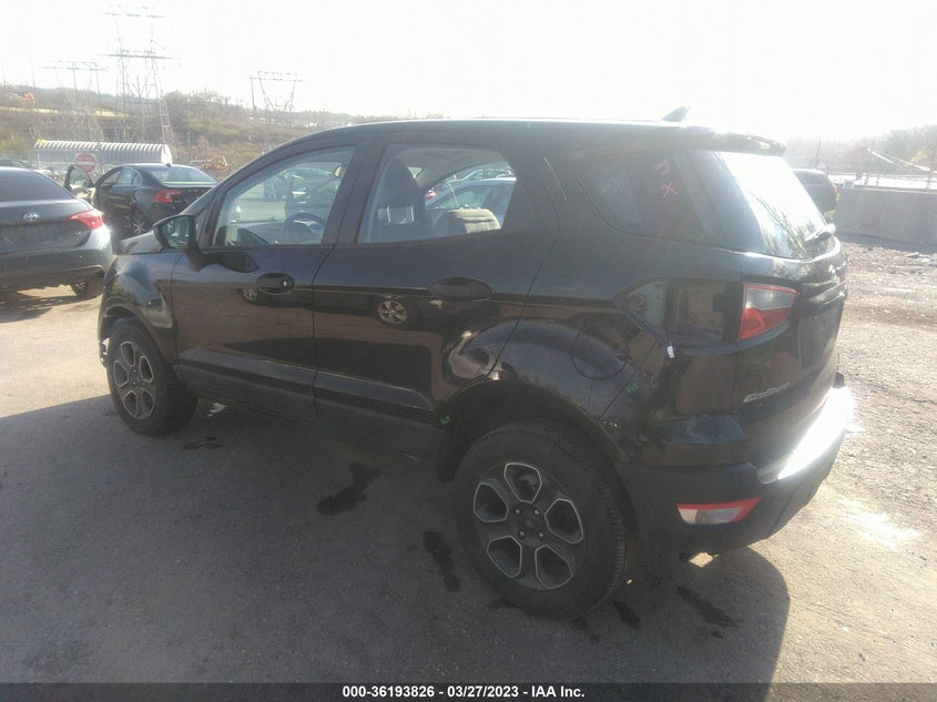 VIN MAJ6S3FL9LC388135 2020 FORD ECOSPORT S