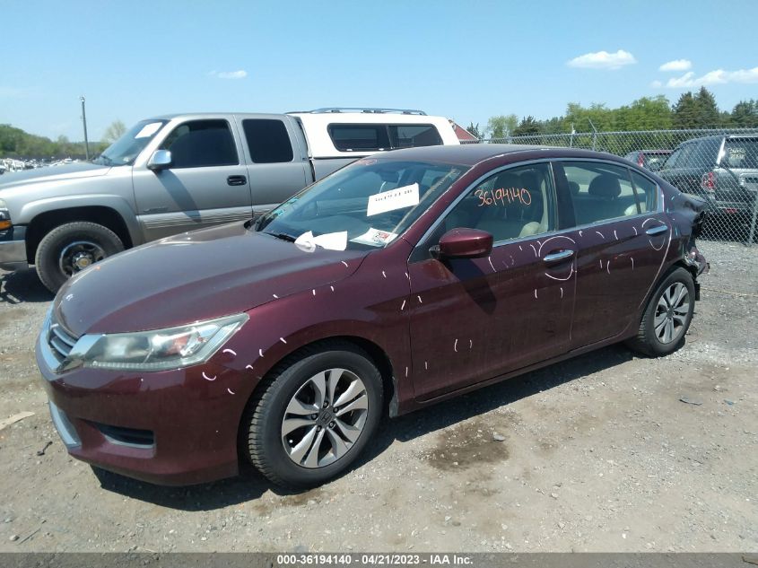 2015 HONDA ACCORD SEDAN LX - 1HGCR2F34FA024287