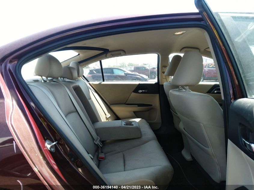 2015 HONDA ACCORD SEDAN LX - 1HGCR2F34FA024287