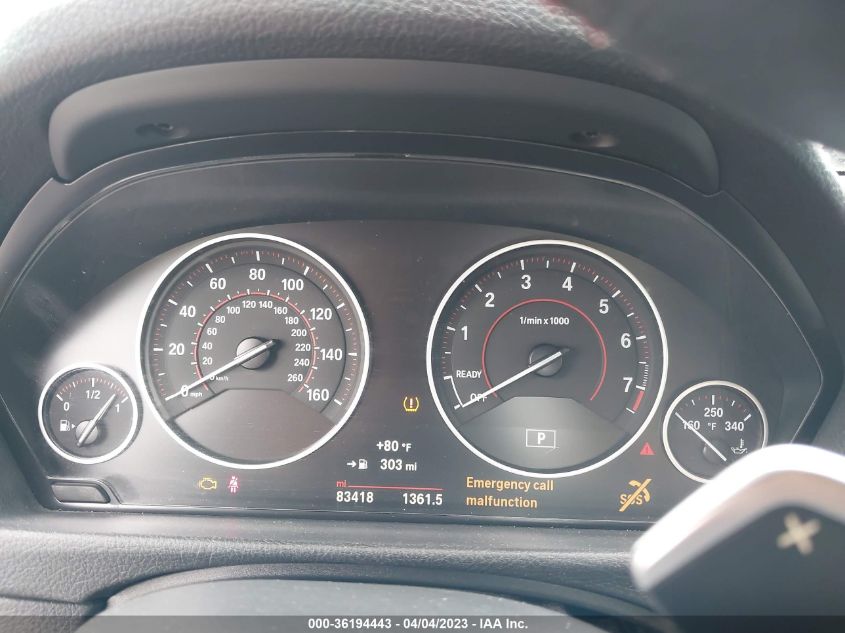 2016 BMW 3 SERIES 328I - WBA8E9G50GNT46442