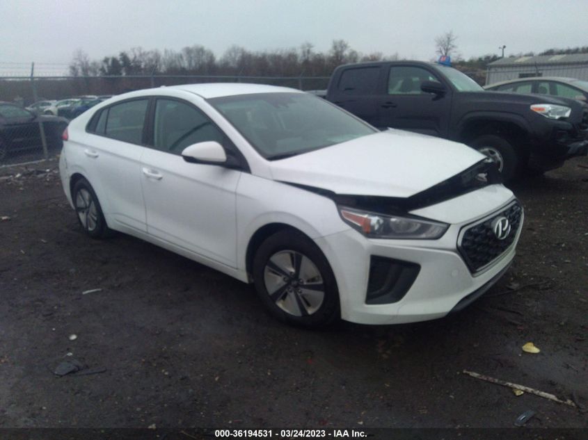2022 HYUNDAI IONIQ HYBRID BLUE - KMHC65LC3NU270639